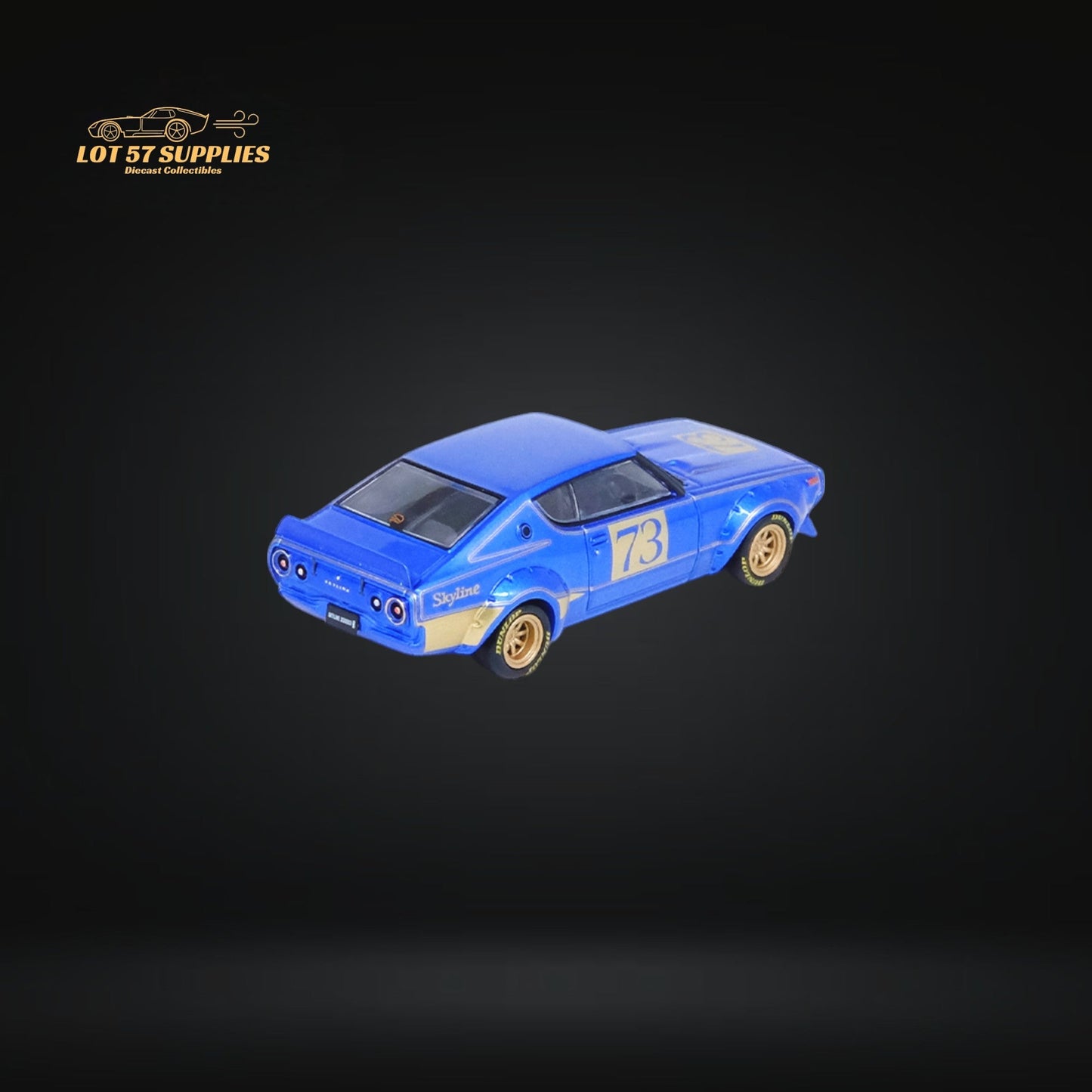 Inno64 Nissan Skyline 2000 GT-R KPGC10 Racing Concept Blue 1:64
