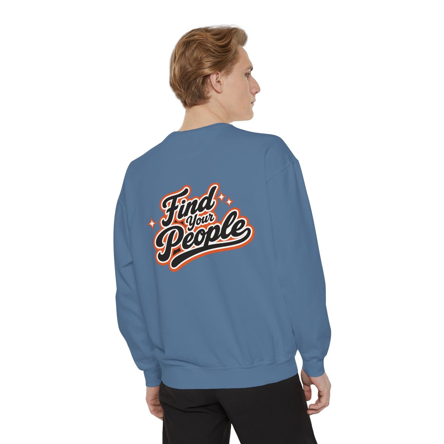 Find Your People Sweatshirt — ORB Trading Cards Retro Graphic Crewneck