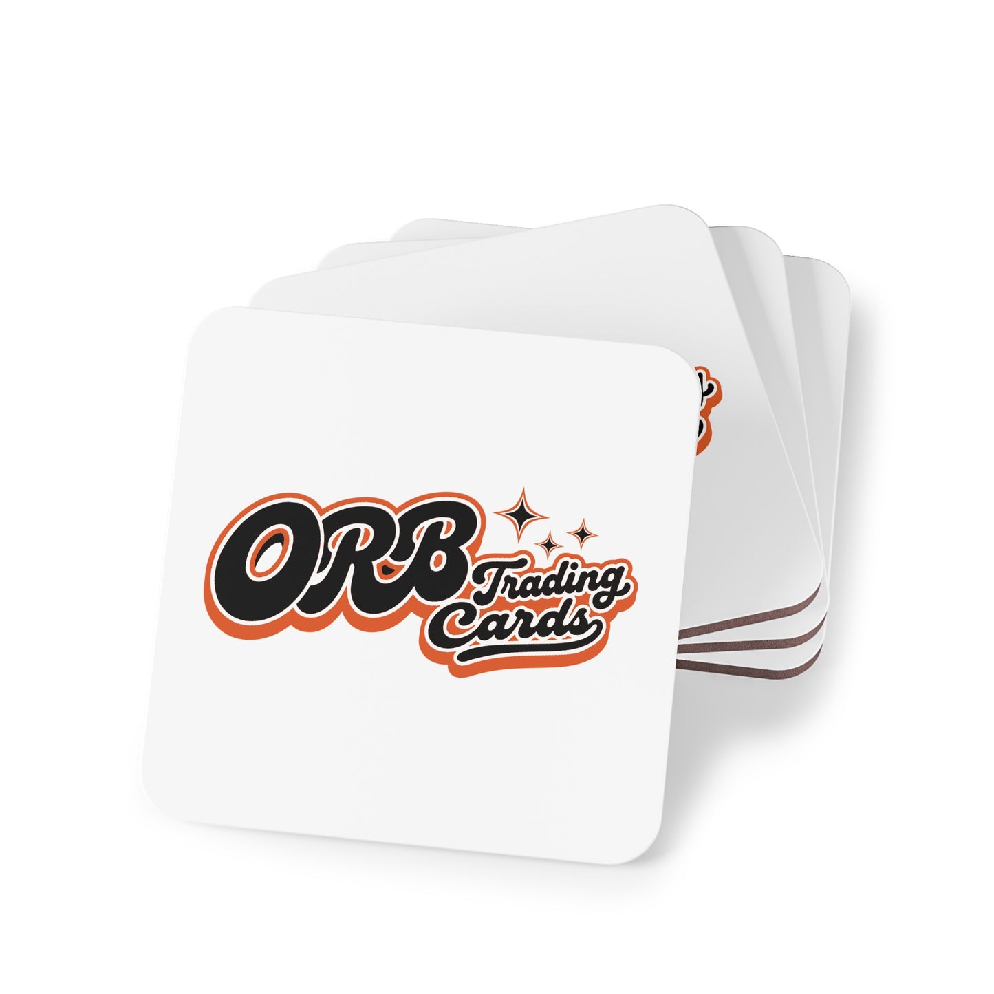 Coaster — ORB Trading Cards Logo Cork Drink Coaster