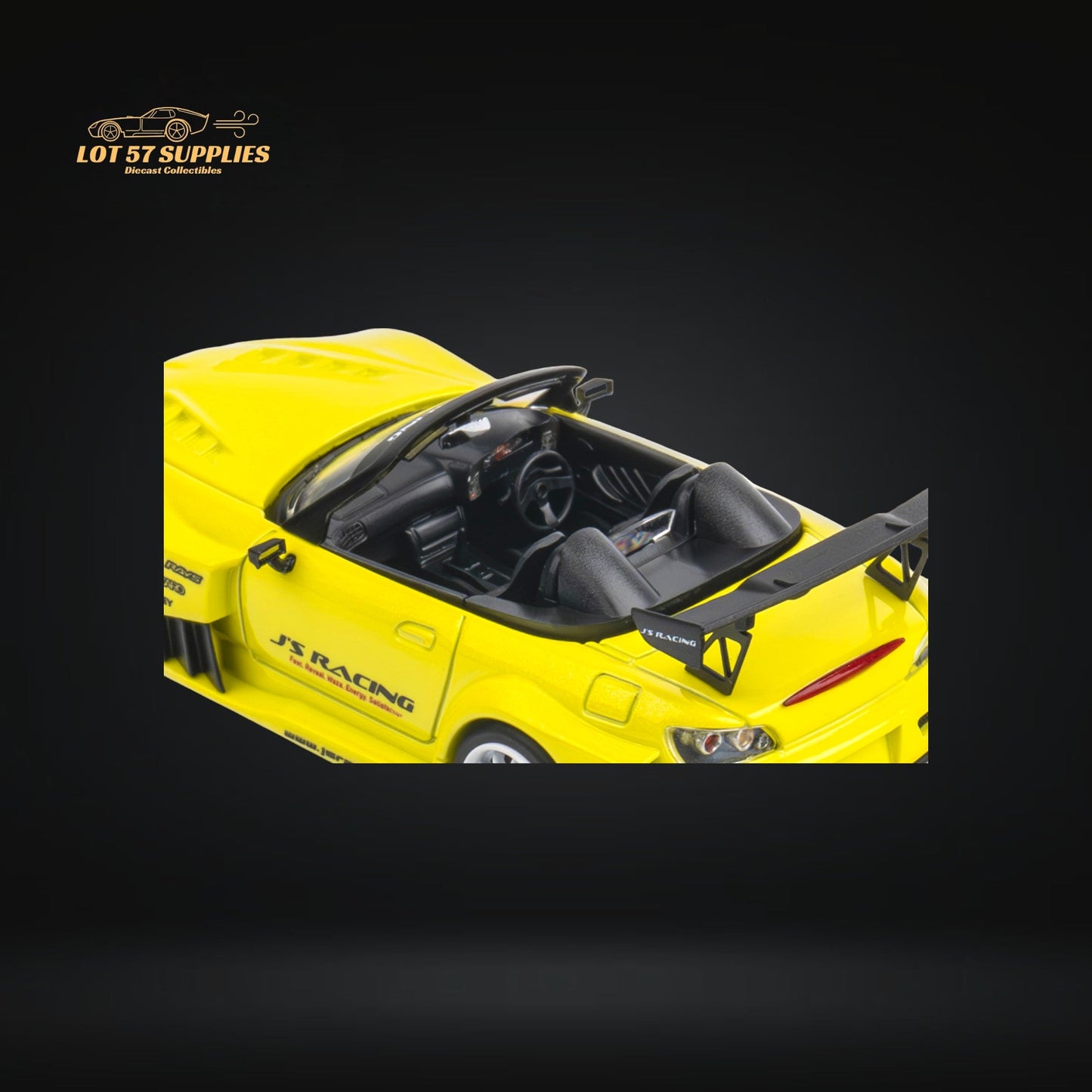 Microturbo Honda S2000 JS Racing Indy Yellow Pearl 1:64