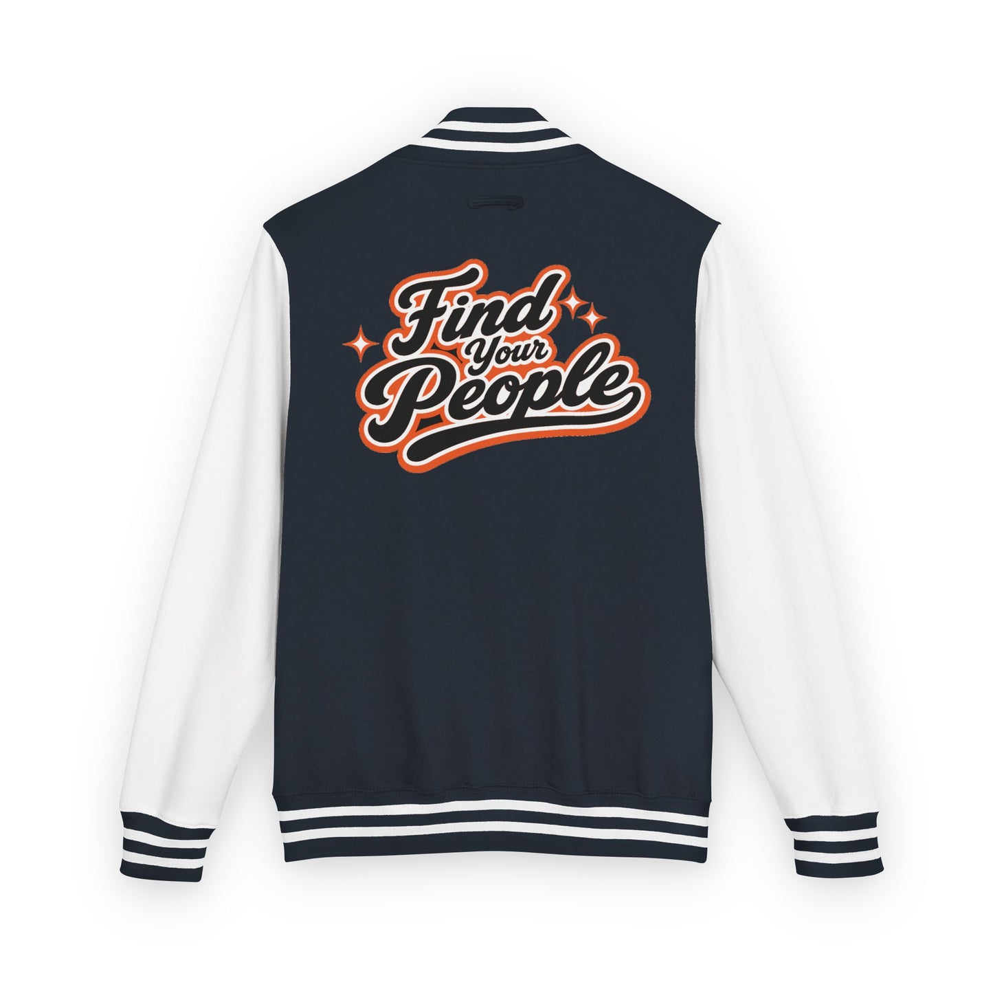 Letterman Jacket — "Find Your People" Retro Varsity Jacket