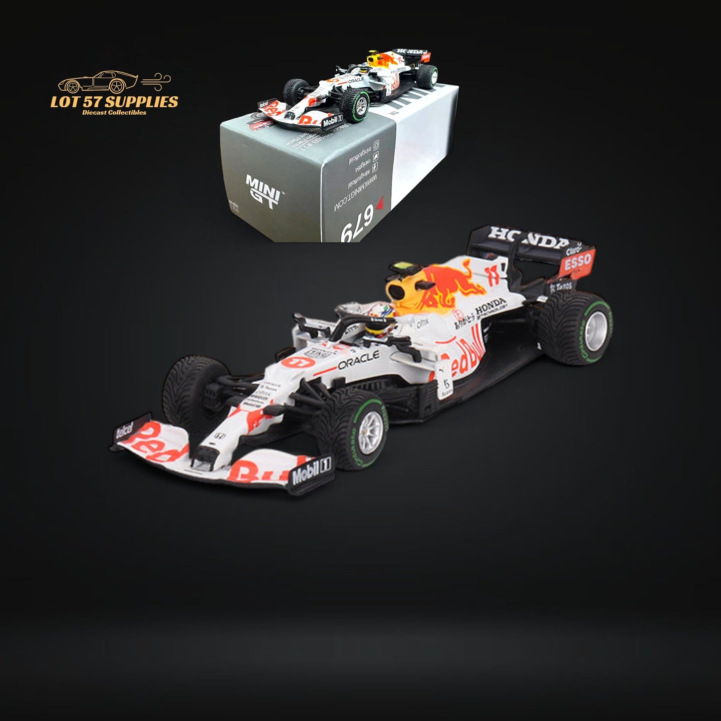 Mini-GT Red Bull RB16B #11 Sergio Pérez 1:64