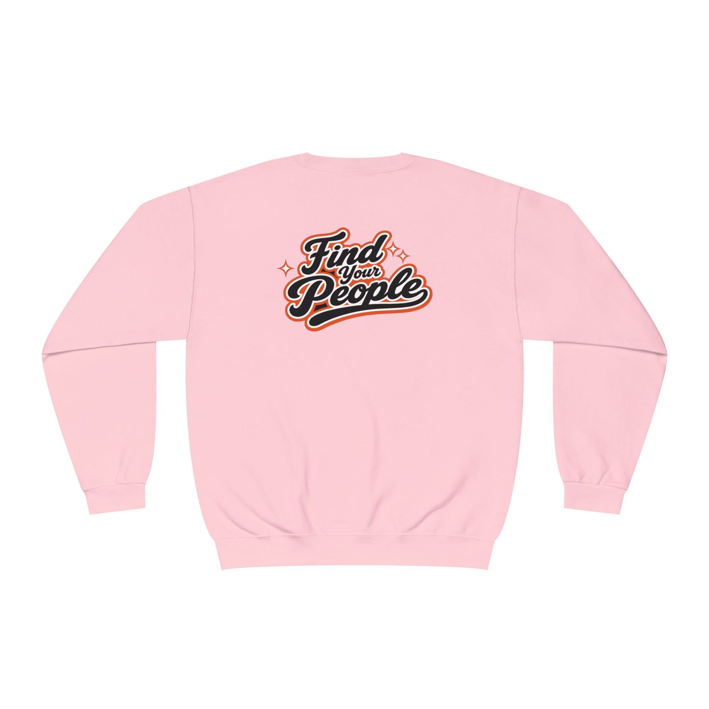 Find Your People Crewneck Sweatshirt – Retro Script Graphic Pullover