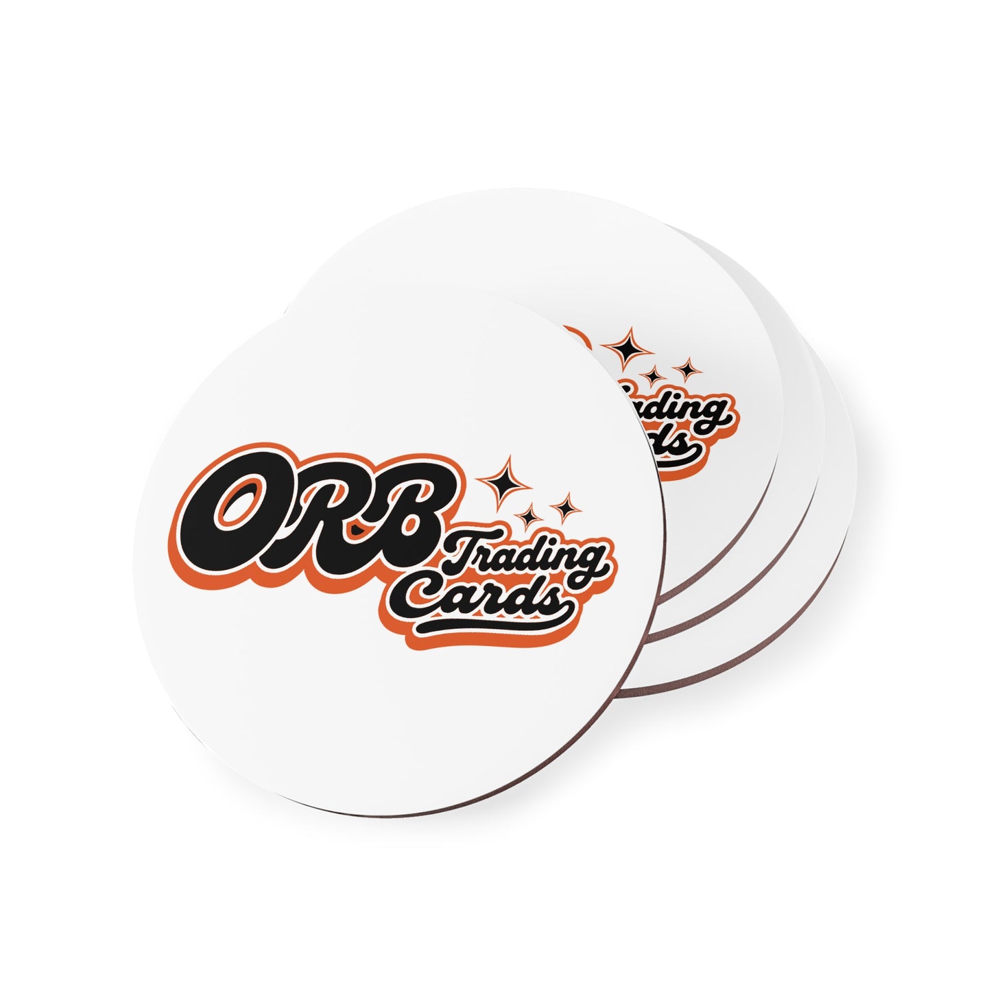 Coaster — ORB Trading Cards Logo Cork Drink Coaster