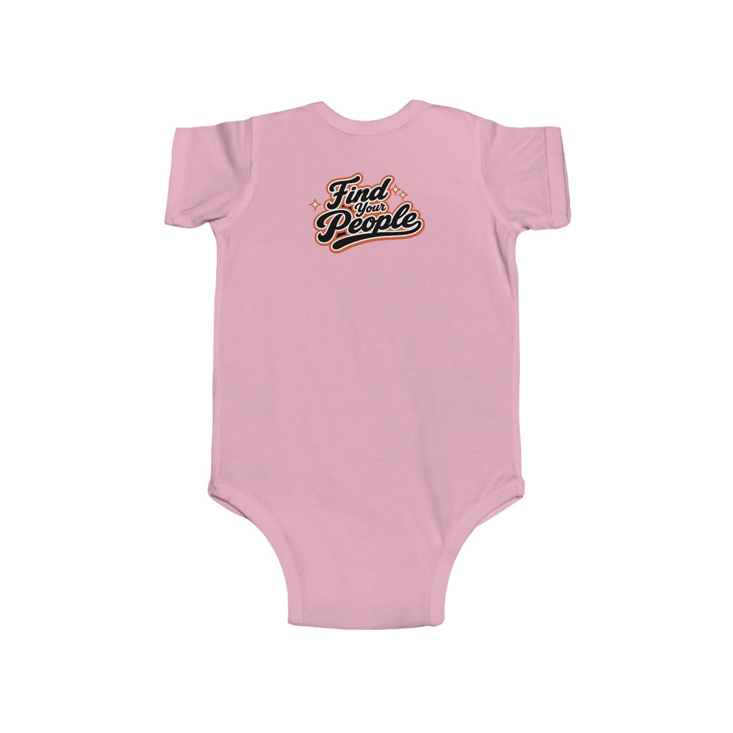 Infant Bodysuit — "Find Your People" Retro Script Baby Onesie