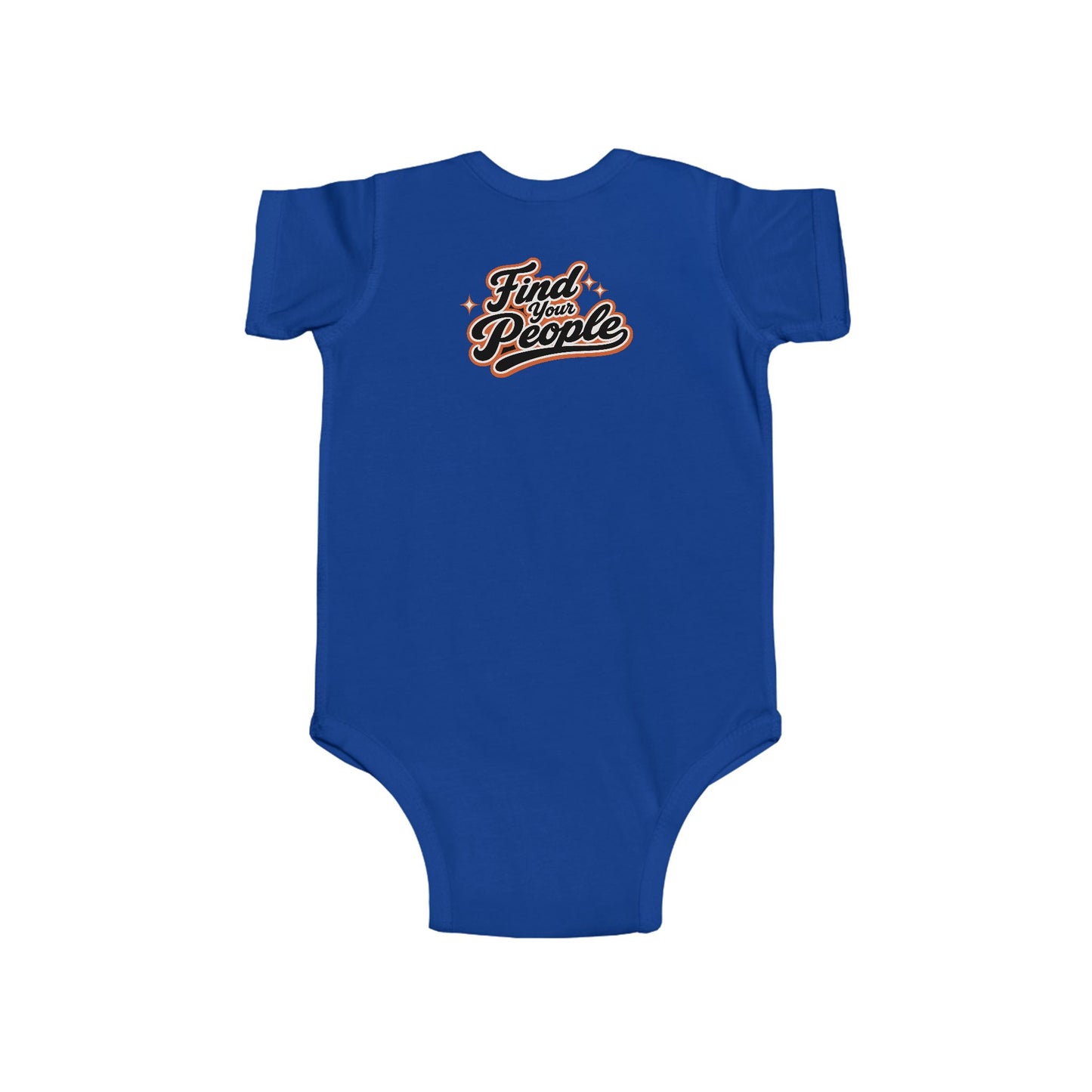 Infant Bodysuit — "Find Your People" Retro Script Baby Onesie