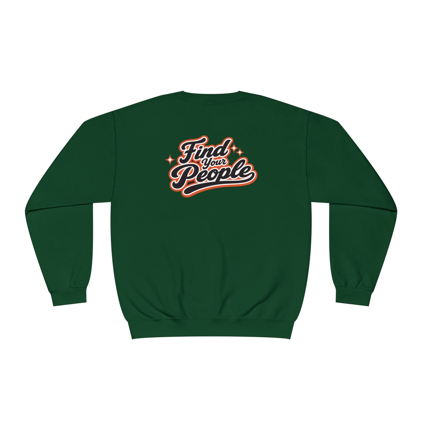 Find Your People Crewneck Sweatshirt – Retro Script Graphic Pullover