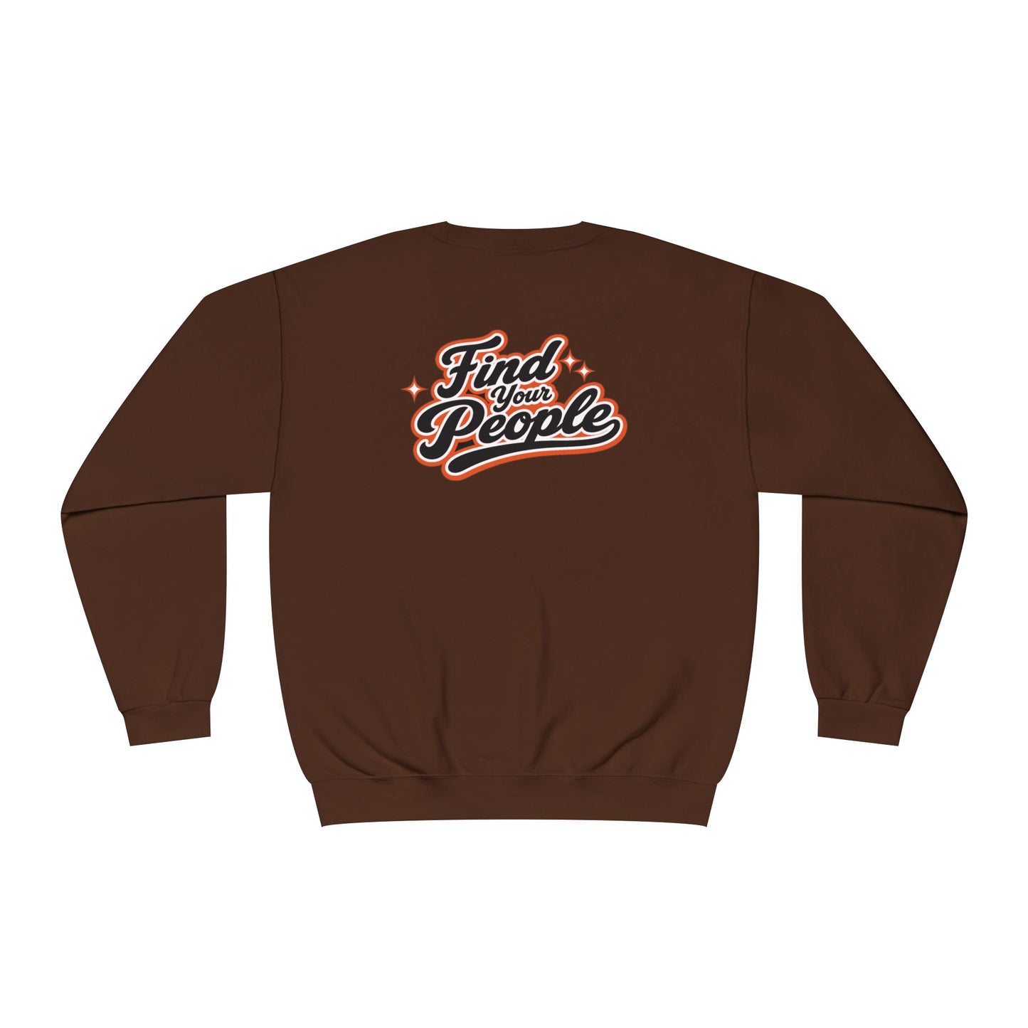Find Your People Crewneck Sweatshirt – Retro Script Graphic Pullover