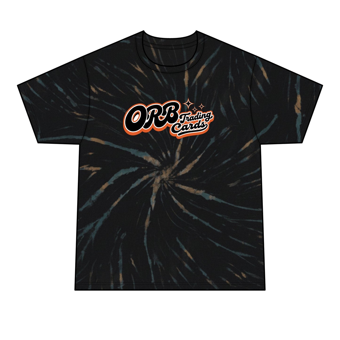 Tie-Dye T-Shirt — "Find Your People" Graphic Tee (ORB Trading Cards Logo)