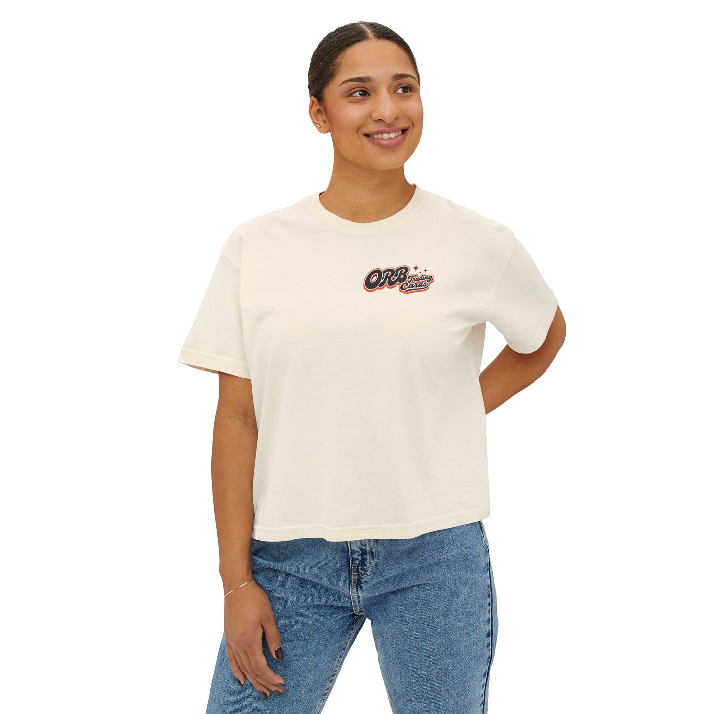 Find Your People Boxy Tee — Women's Casual Retro Script T-Shirt