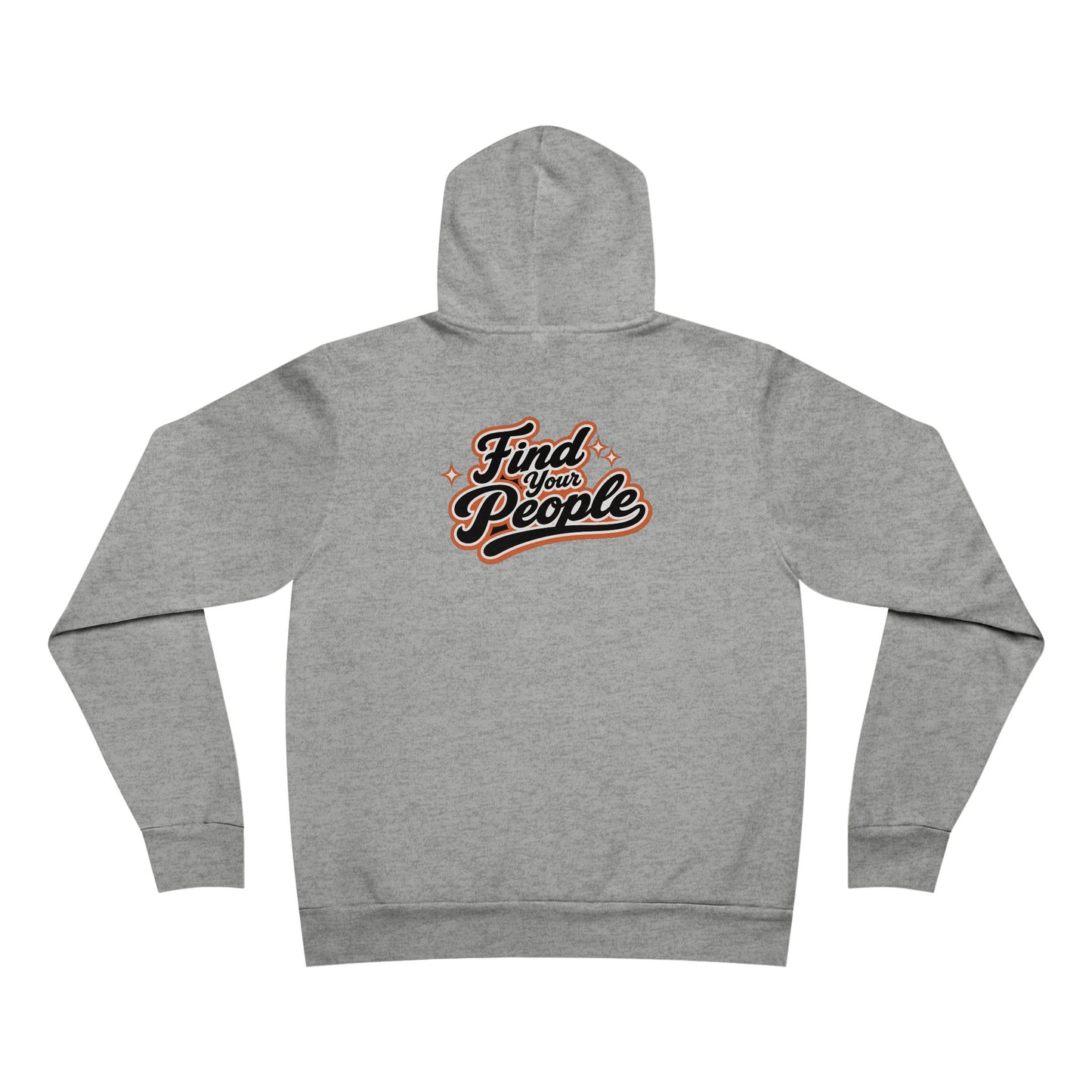 Find Your People Hoodie — Cozy Pullover with Retro Script