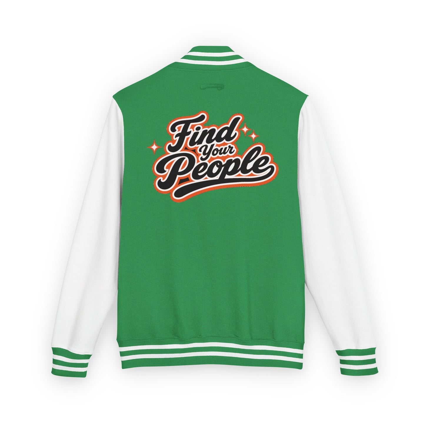 Letterman Jacket — "Find Your People" Retro Varsity Jacket