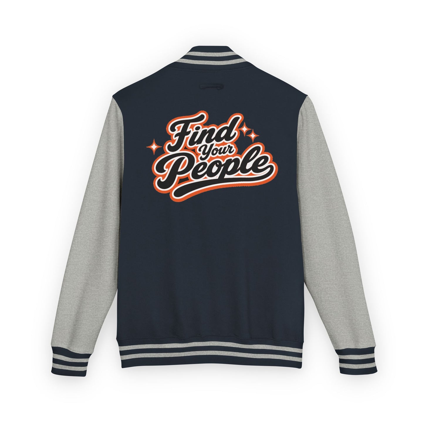 Letterman Jacket — "Find Your People" Retro Varsity Jacket