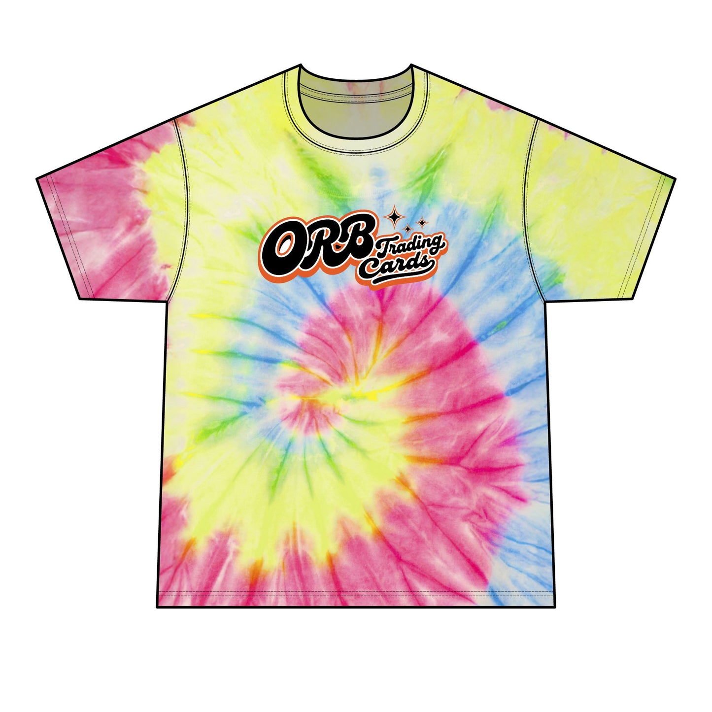 Tie-Dye T-Shirt — "Find Your People" Graphic Tee (ORB Trading Cards Logo)