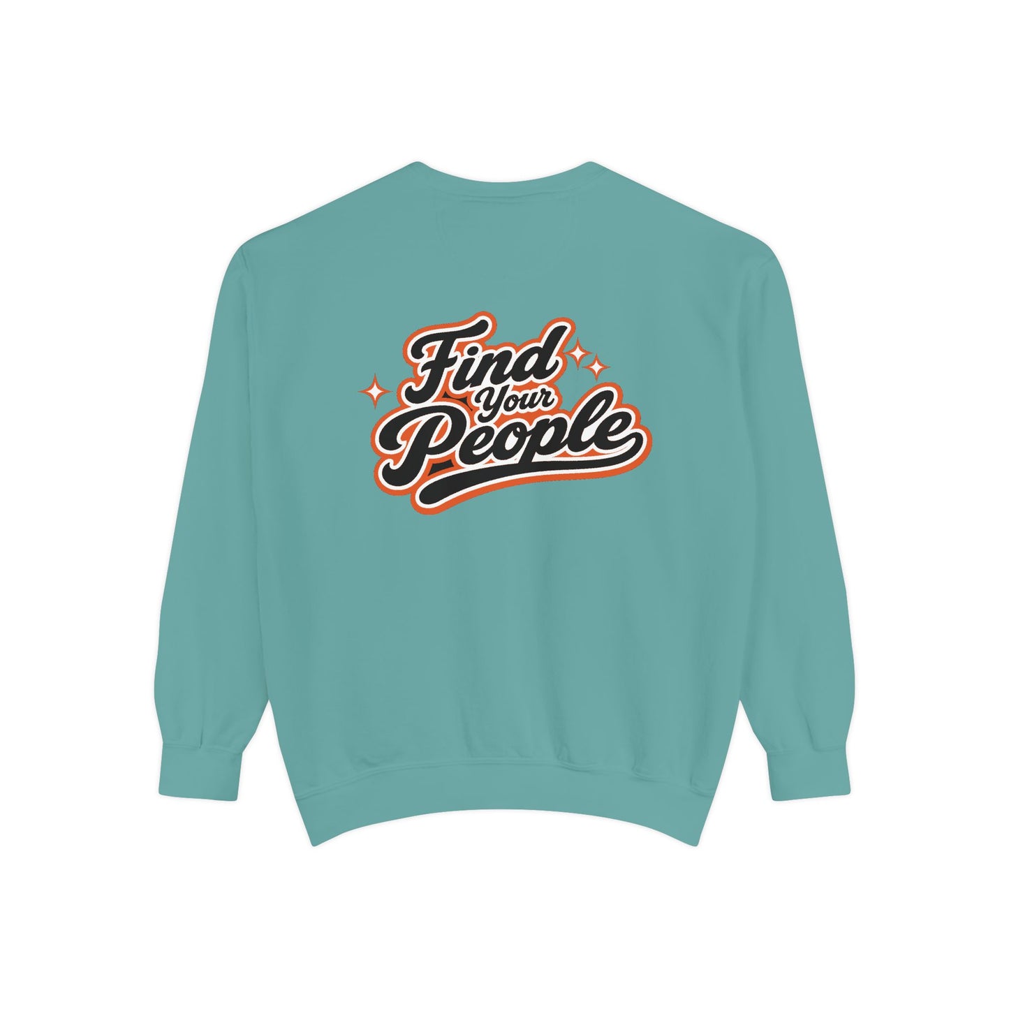 Find Your People Sweatshirt — ORB Trading Cards Retro Graphic Crewneck