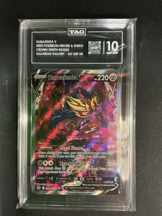 SWSH: Crown Zenith: Galarian Gallery Zamazenta V 10 TAG #GG54/GG70
