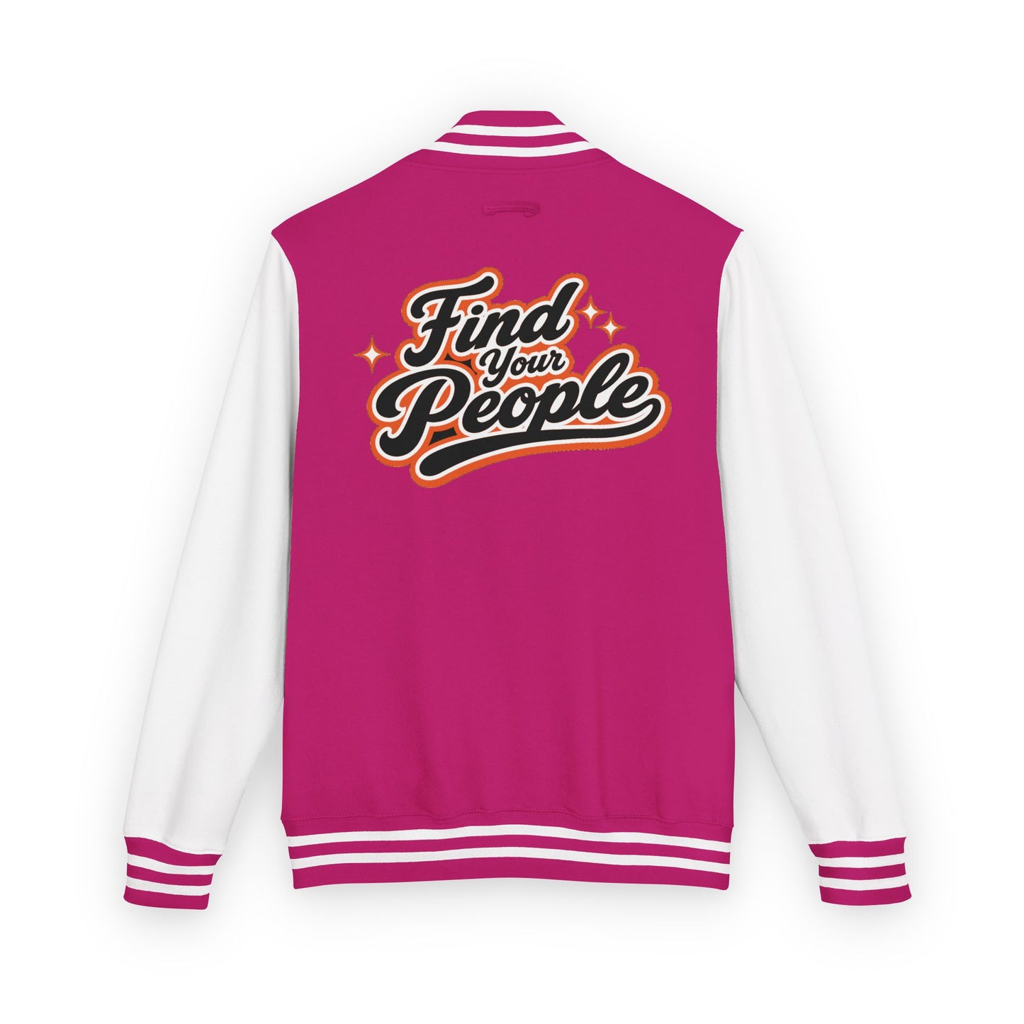 Letterman Jacket — "Find Your People" Retro Varsity Jacket