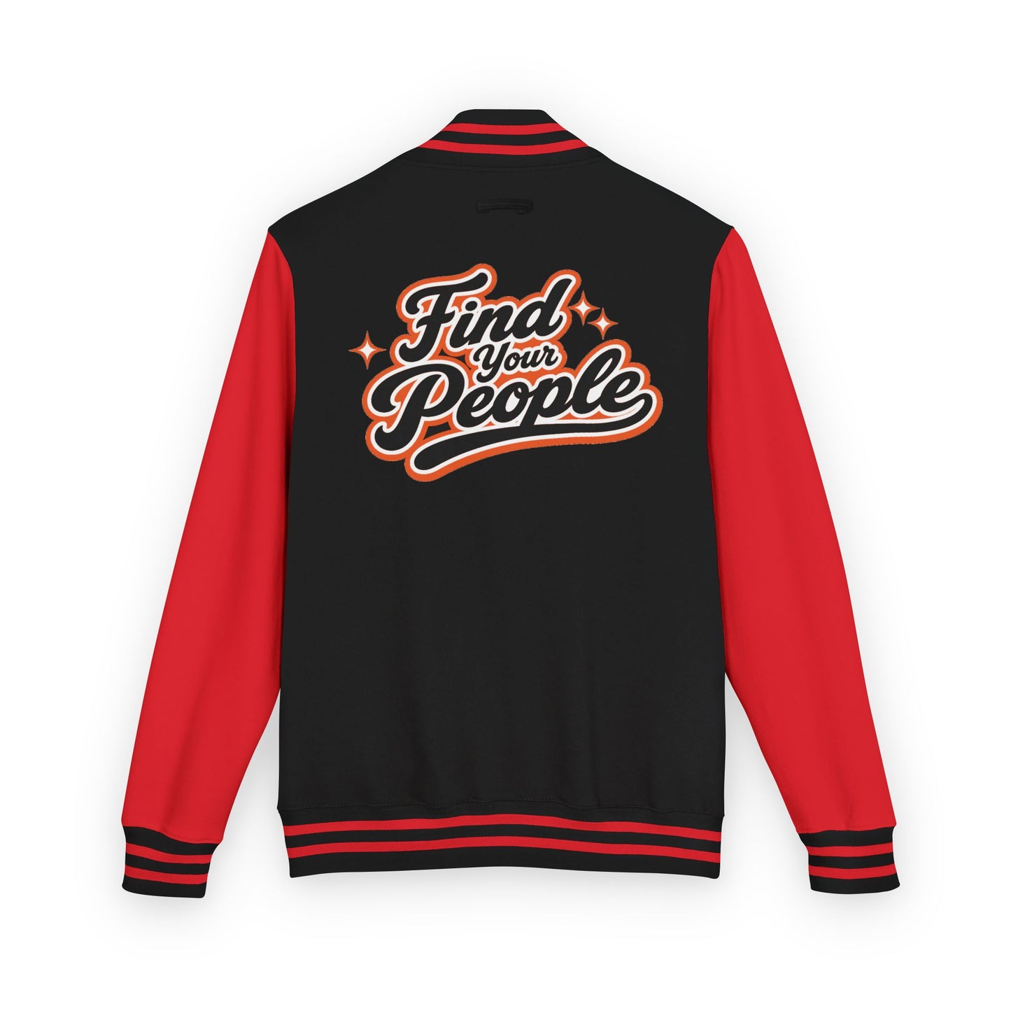 Letterman Jacket — "Find Your People" Retro Varsity Jacket