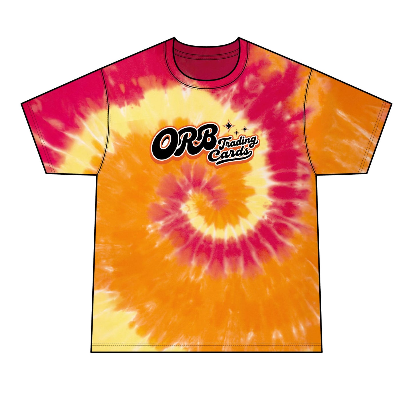 Tie-Dye T-Shirt — "Find Your People" Graphic Tee (ORB Trading Cards Logo)
