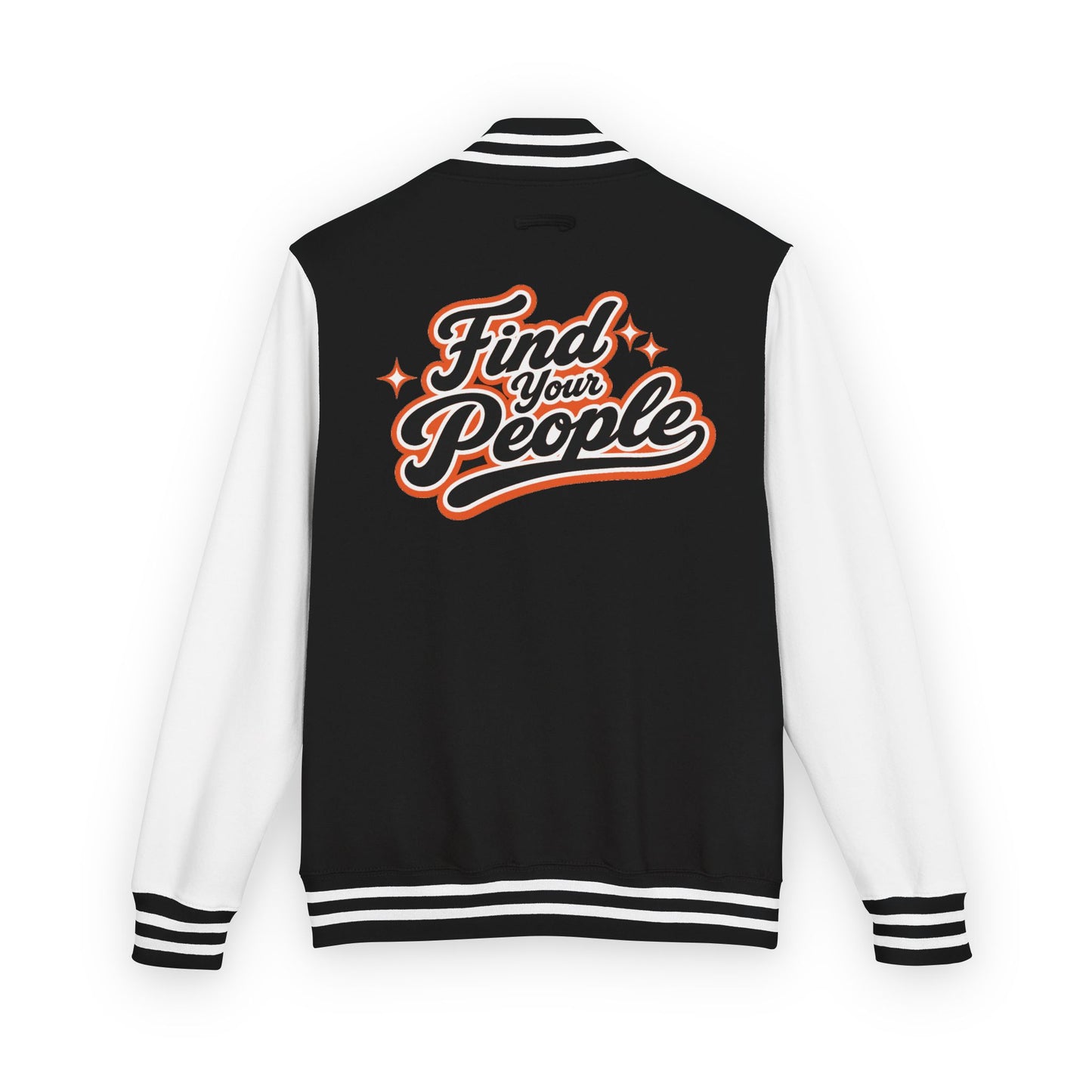 Letterman Jacket — "Find Your People" Retro Varsity Jacket
