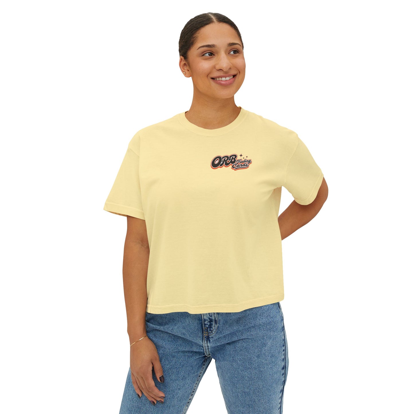 Find Your People Boxy Tee — Women's Casual Retro Script T-Shirt