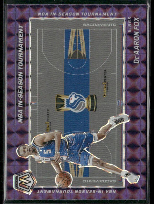 2023-24 Panini Mosaic #11 De'Aaron Fox NBA In-Season Tournament