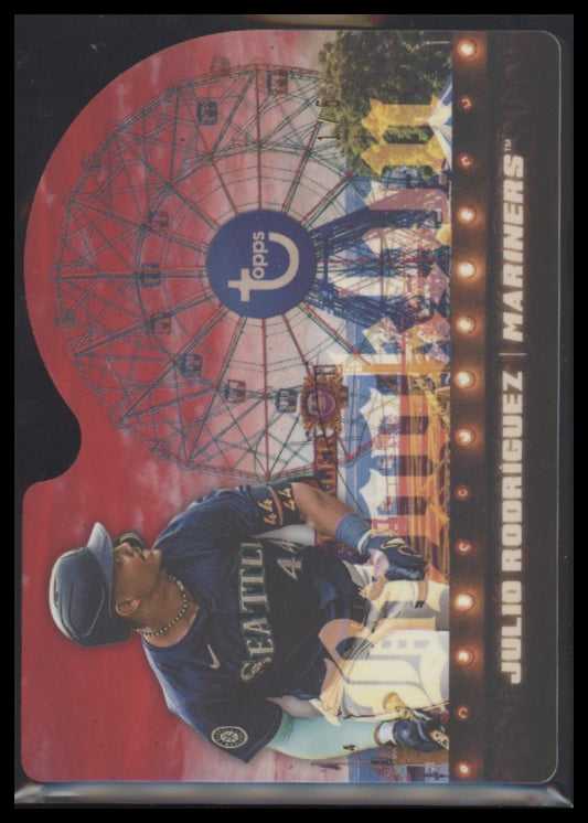 2024 Topps Brooklyn Collection #31 Julio Rodríguez Brooklyn Die Cut Red #/5