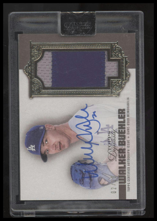 2019 Topps Dynasty - Autographed Patches #DAP-WB Walker Buehler #/10