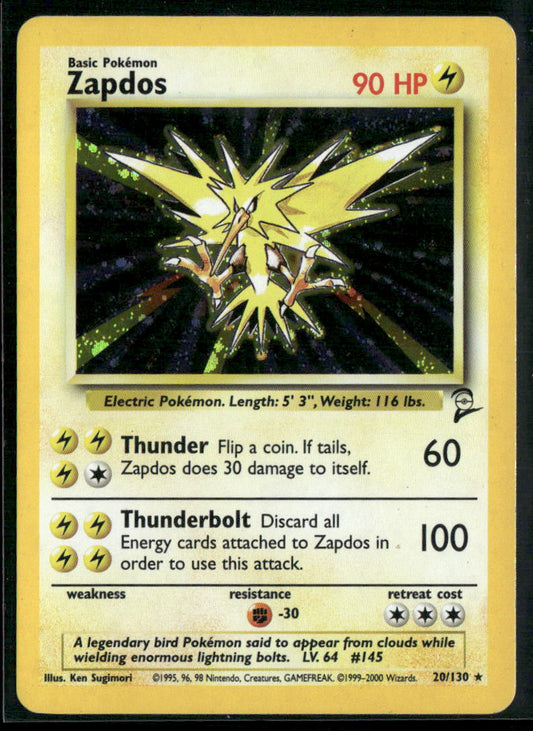 Pokemon Base Set #016/102 Zapdos