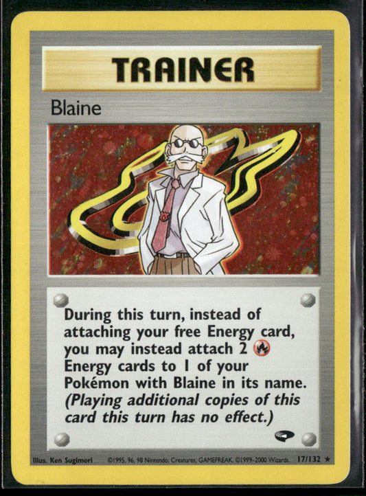Pokemon Gym Challenge #017/132 Blaine (17)