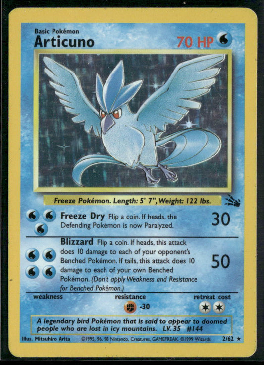 Pokemon Fossil #02/62 Articuno
