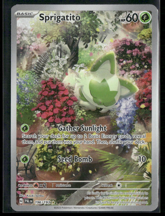 Pokemon SV02: Paldea Evolved #196/193 Sprigatito