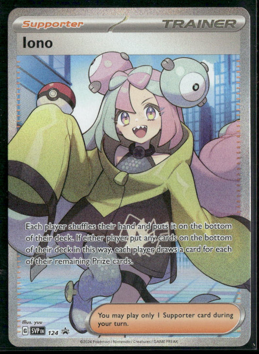 Pokemon SV: Scarlet & Violet Promo Cards #124 Iono