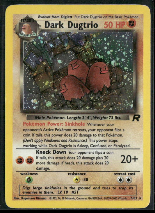 Pokemon Team Rocket #06/82 Dark Dugtrio
