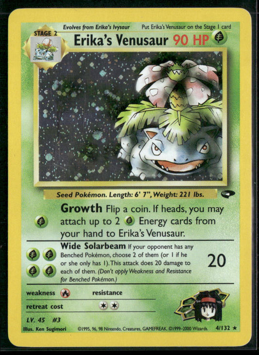 Pokemon Gym Challenge #004/132 Erika's Venusaur