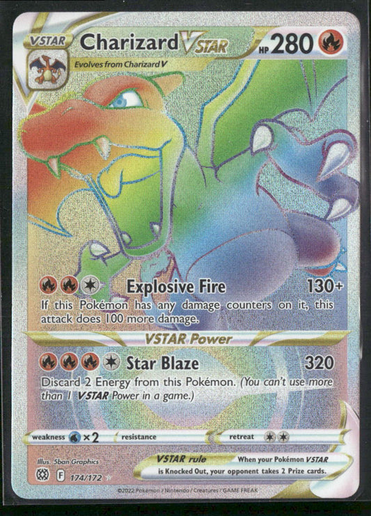 Pokemon Brilliant Stars #174/172 Charizard VSTAR (Secret)