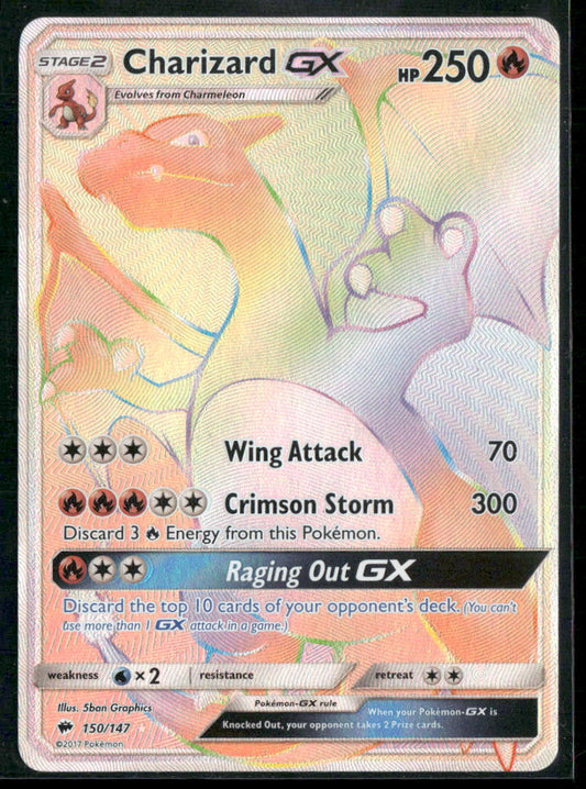 SM - Sombras Ardientes #150/147 Charizard GX (Secreto)