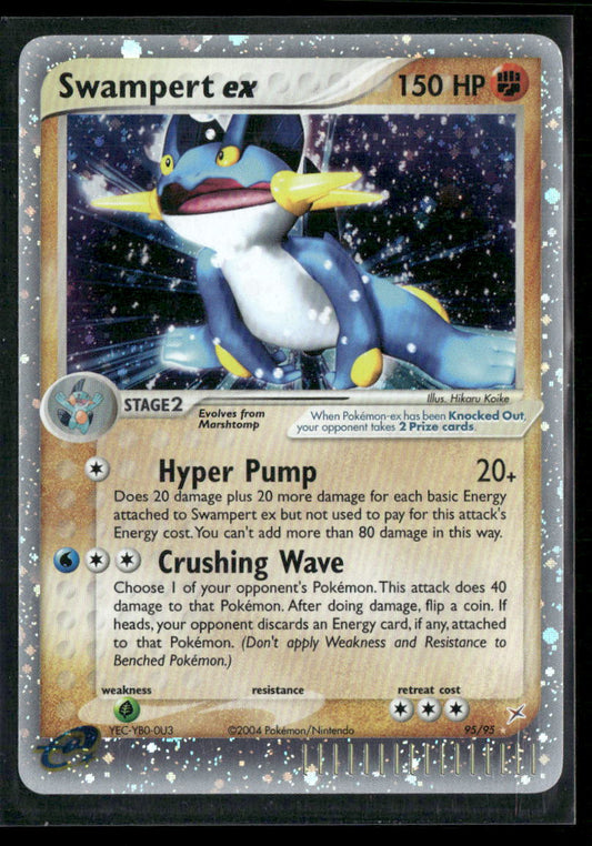Pokemon Team Magma vs Team Aqua #95/95 Swampert ex
