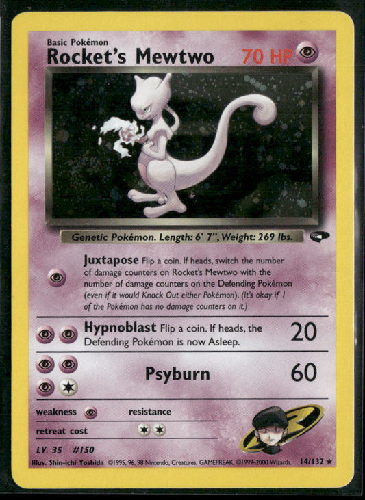 Pokemon Gym Challenge #014/132 Rocket's Mewtwo