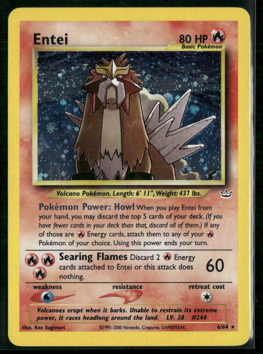 Entei (6) Neo Revelation #06/64