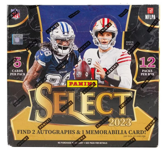 Caja de pasatiempos de fútbol Panini Select 2023