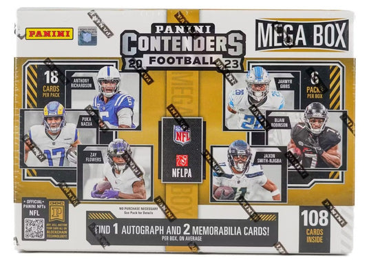Megacaja de fútbol Panini Contenders 2023 (Teal Parallels)