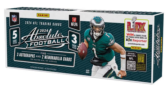 Caja de pasatiempos de fútbol Panini Absolute 2024
