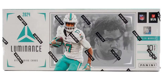 Caja de pasatiempos de fútbol Panini Luminance 2024