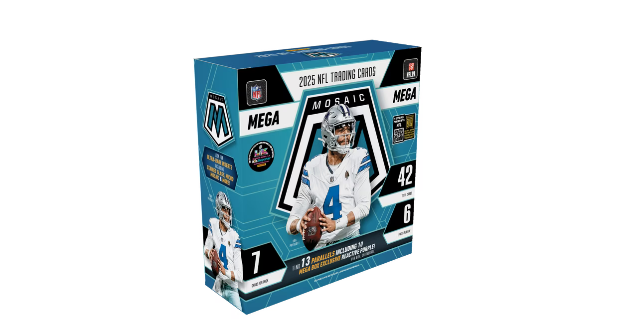 2025 Panini Mosaic NFL Football Mega Box