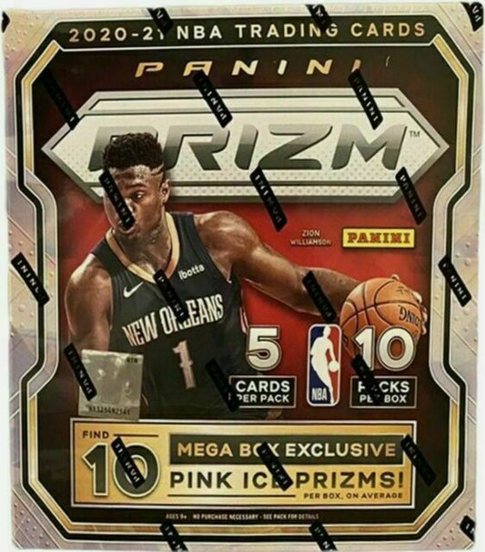 2020-21 Panini Prizm Basketball Pink Ice Mega Box