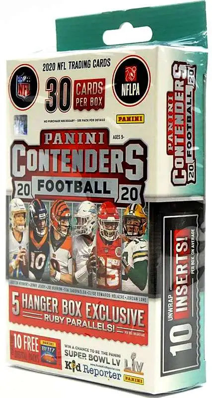 2020 Panini Contenders Football Hanger Box