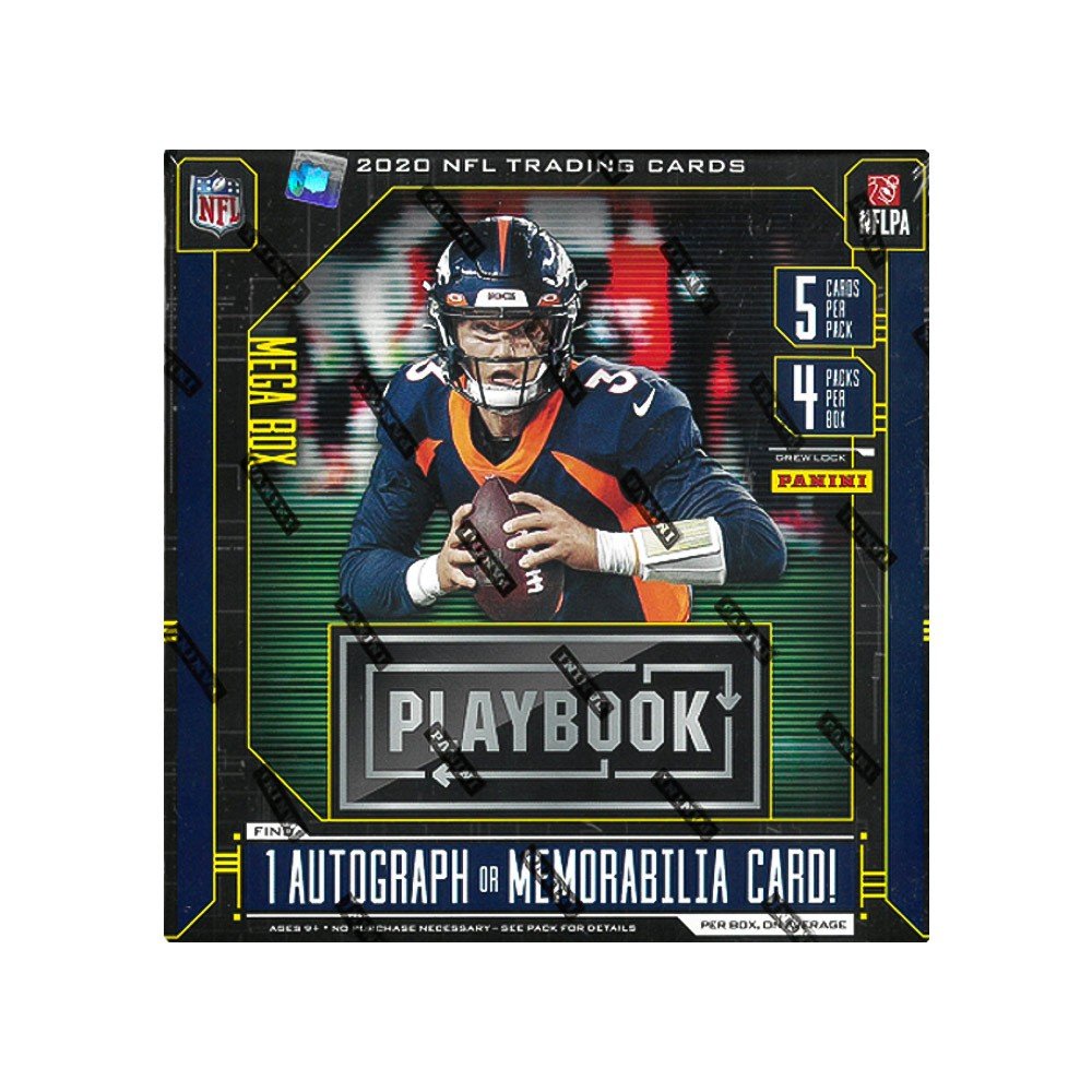 2020 Panini Playbook Football Mega Box - Orange Parallels, single sealed box