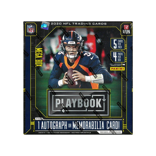 2020 Panini Playbook Football Mega Box - Orange Parallels, single sealed box