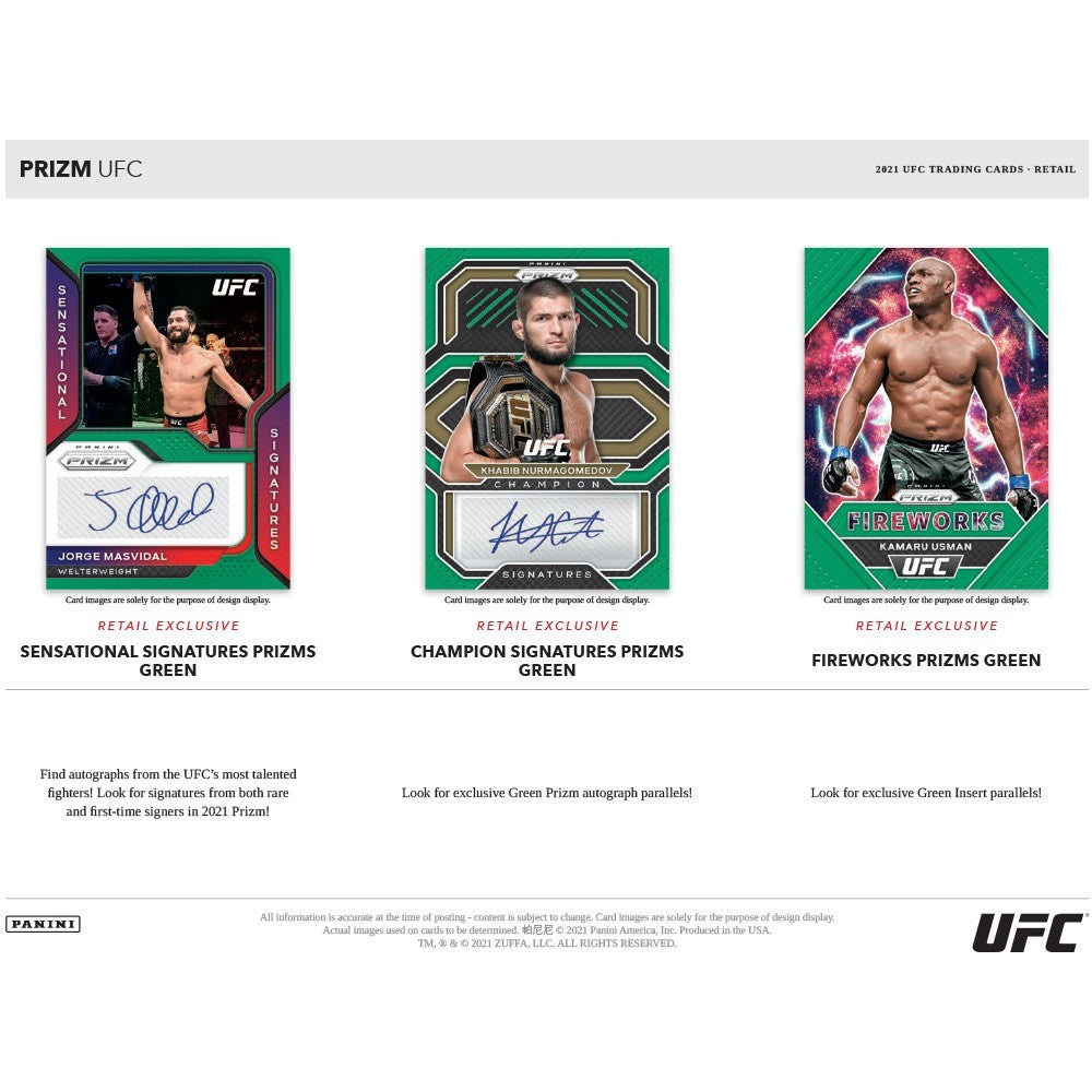 2021 Panini Prizm UFC 24 Pack Retail Box